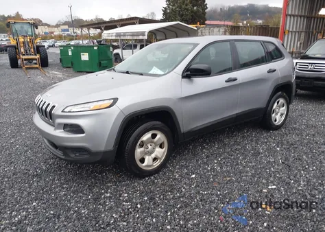 2017 Jeep Cherokee Sport 4X4 из США, поврежденный, VIN 1C4PJMAB5HW666153